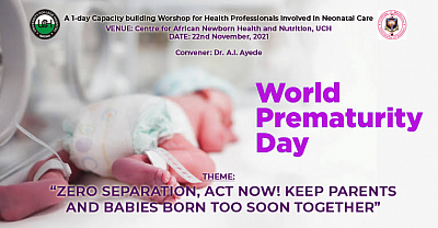 World Prematurity Day 2021 Workshop, UCH
