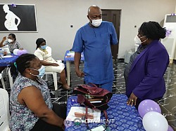 Dr. A.I. Ayede and Delegates