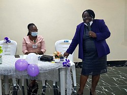 Dr. Ayede addressing delegates