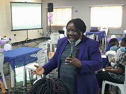 Dr. Ayede addressing delegates 2